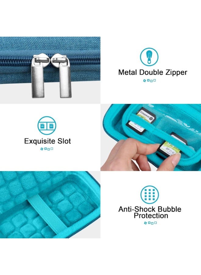 SPECTON Hard Carrying Case for SanDisk Extreme Pro/SanDisk Extreme Portable External SSD 500GB 1TB 2TB 4TB USB-C Solid State Drive EVA Shockproof Protective Storage Travel Bag, Monterey - Image 3