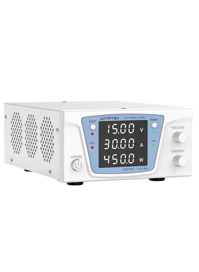 wanptek DC Power Supply Variable 15V 30A Bench Power Supply High Power with 4-Digit LED Display Adjustable Switching Power Supply  - Image 1
