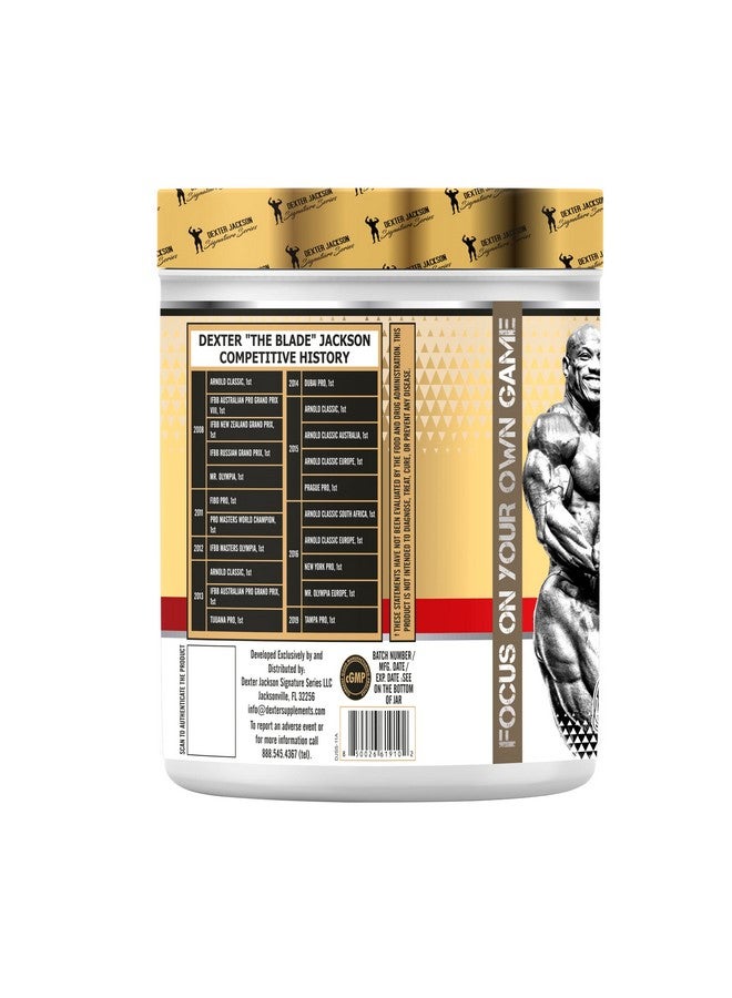 DEXTER JACKSON ديكستر جاكسون ليجند بومب قبل التمرين - نكهة الفراولة والمانجو | تركيبة متقدمة | 432غ، 30 حصة - Image 2