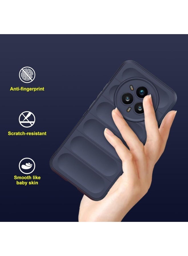 Premium Protection Back Silicone Case Compatible with Realme 14 Pro Plus 5G Magic Shield Shockproof Case with Camera Protection (Blue) - Image 2