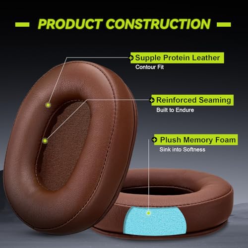 Aurivor Replacement Ear Pads Cushions for Audio-Technica ATH MSR-7, Headset Earpads Covers for M50X M40X M30X M20X, HyperX Cloud, SteelSeries Arctis 1 3 5 7 9 9X Pro Prime, Stealth 600, and More - Image 4