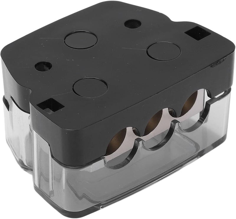 [Nationwide popular] Drfeify Power Distribution Block Zinc Alloy and ABS 3 Way Power Distributor Block 1 X 0GA in 3 X 4GA Out for Car Audio Systems Ground Distribution Universal Fit Bulk storage easy optimized build On-demand local restock Growing order stock support Season change compatible build Major city pickup option Year round in stock Multi purpose use Trusted all-purpose quality Upgraded simple practical design Solid anti-deform Special bargain price Easy for adults & kids Licensed warehouse stored goods Long term use design Comfy family pick Elegant upgraded practical design Customer exclusive price Diverse requirement fit Scheduled warehouse deliver Full land route delivery Competitive price Full buyer satisfaction Great for home & trips All condition fit - Image 3