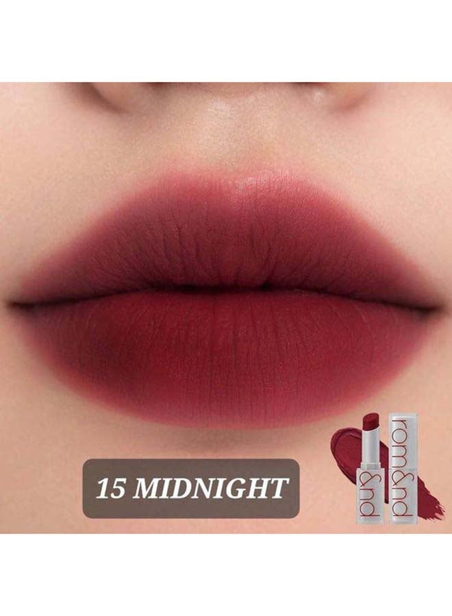 rom&nd أحمر شفاه مات زيرو 15 منتصف الليل - Image 4