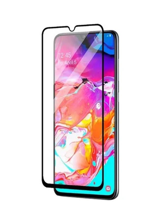 9D Tempered Glass Screen Protector For Samsung Galaxy A70 Black/Clear