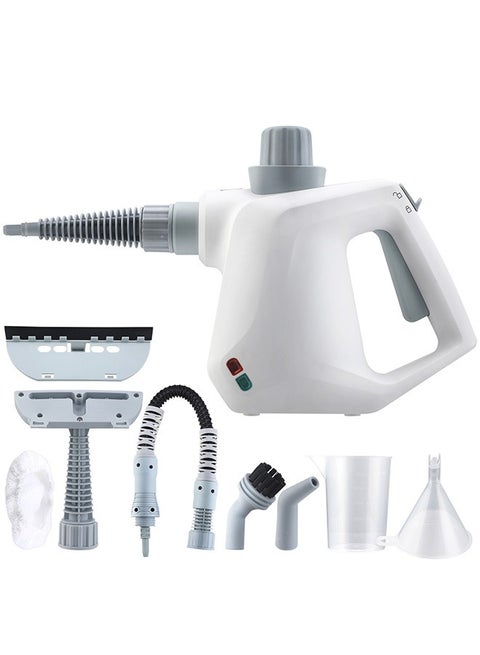Handheld Steam Cleaner with 9-Pieces Accessories,1000W High Pressure Temperature Steam Cleaner,247cm Power Cord,250ML Tank for Car, Grout, Kitchen, Furniture