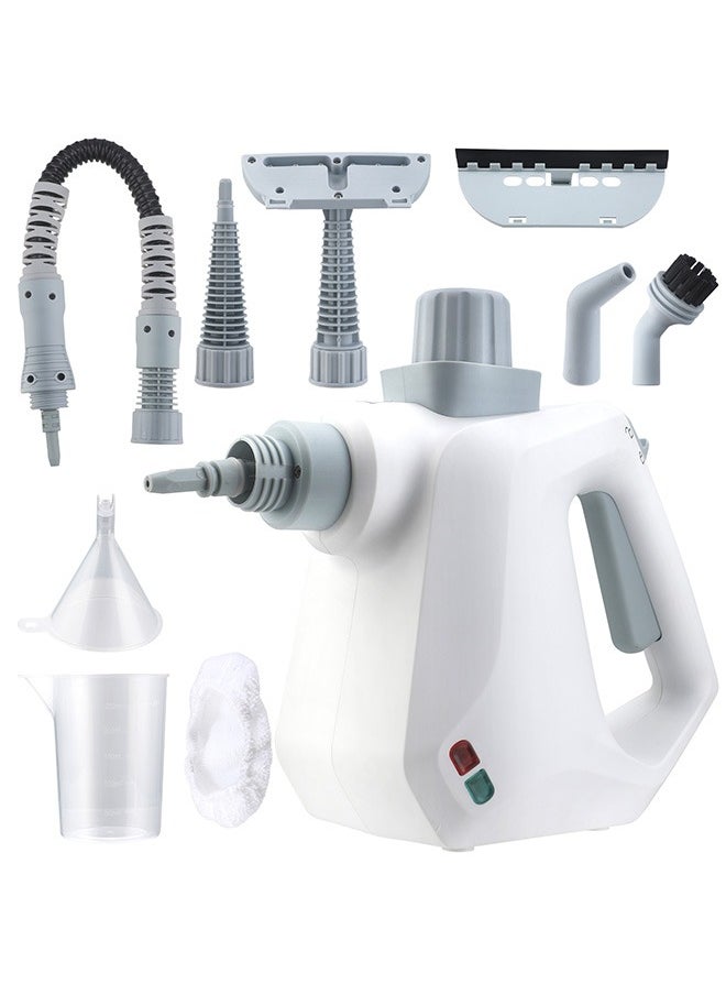 Joshberg - Handheld Steam Cleaner with 9-Pieces Accessories,1000W High Pressure Temperature Steam Cleaner,247cm Power Cord,250ML Tank for Car, Grout, Kitchen, Furniture - Image 1