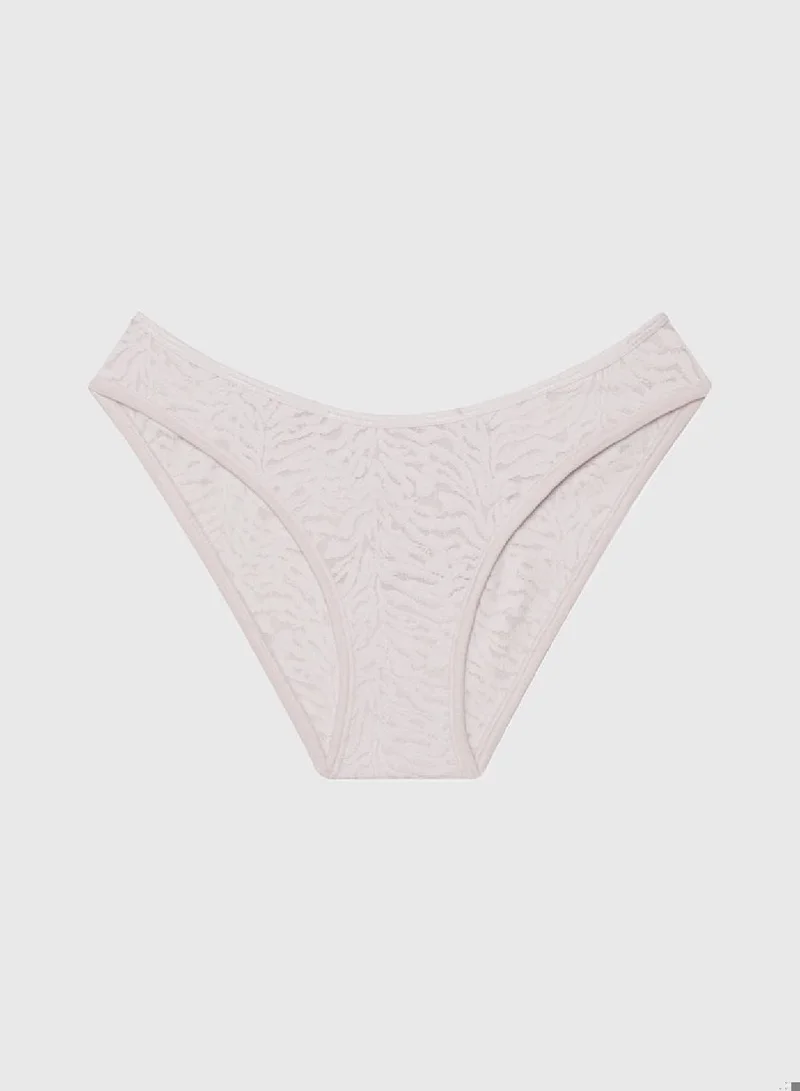 CALVIN KLEIN Women's Lace Bikini Briefs - Intrinsic - Polyamide, White