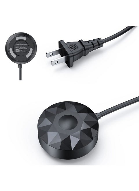Replacement Charger Base Compatible With Braun Oral B Io Series 7 8 9 Electric Toothbrush Magnetic Travel Charging Base For Oralb Io Series 7 Series 8 Series 9 Replacement 3768 Adapter Cord Black