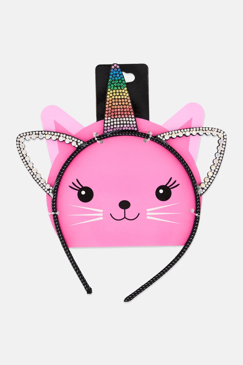 Almar Kids Girl Cat Headbands, Assorted - Image 1