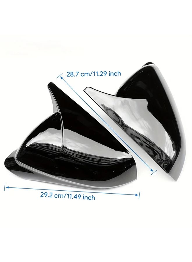 Carbon Fiber Look Rearview Mirror Cover for Seat Leon 2020 2024 Cupra Formentor 2022 2024 - Image 2