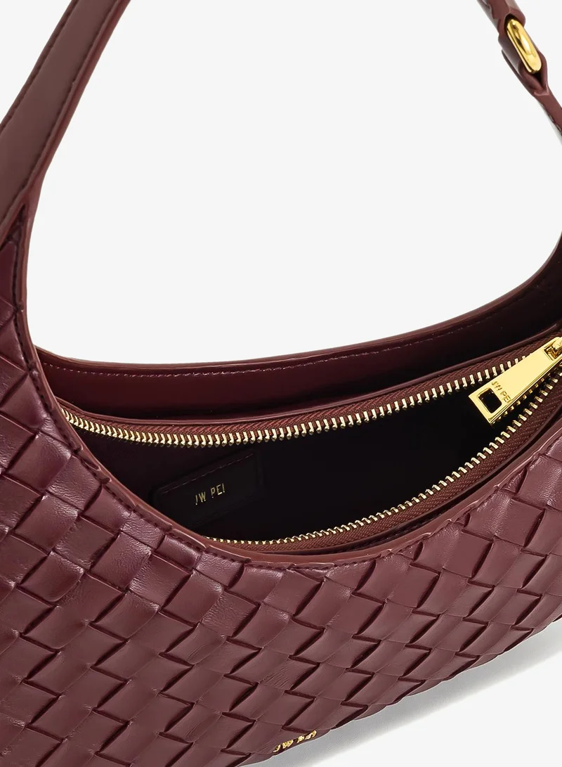 JW PEI  Harlee Weave Texture Shoulder Bag for Women | Best Price UAE