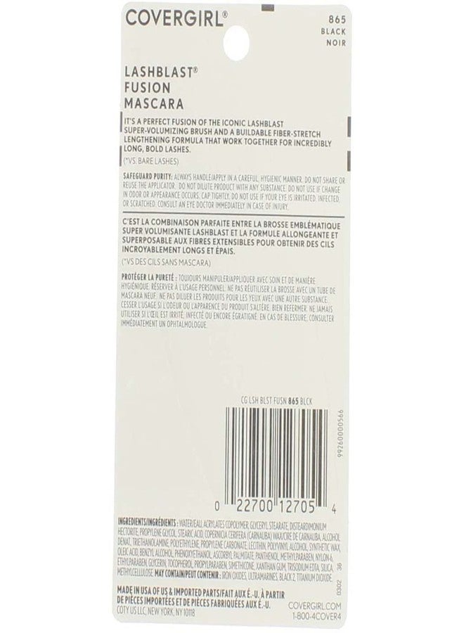 CoverGirl LashBlastFusion Mascara, Black [865], 0.44 oz (Pack of 3) - Image 3