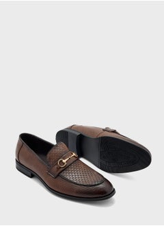 Robert Wood Weave Detail Formal Loafers  - Image 3