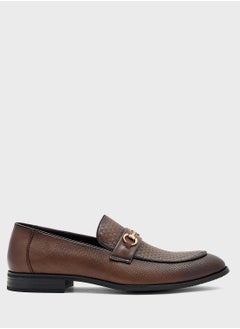 Robert Wood Weave Detail Formal Loafers  - Image 1