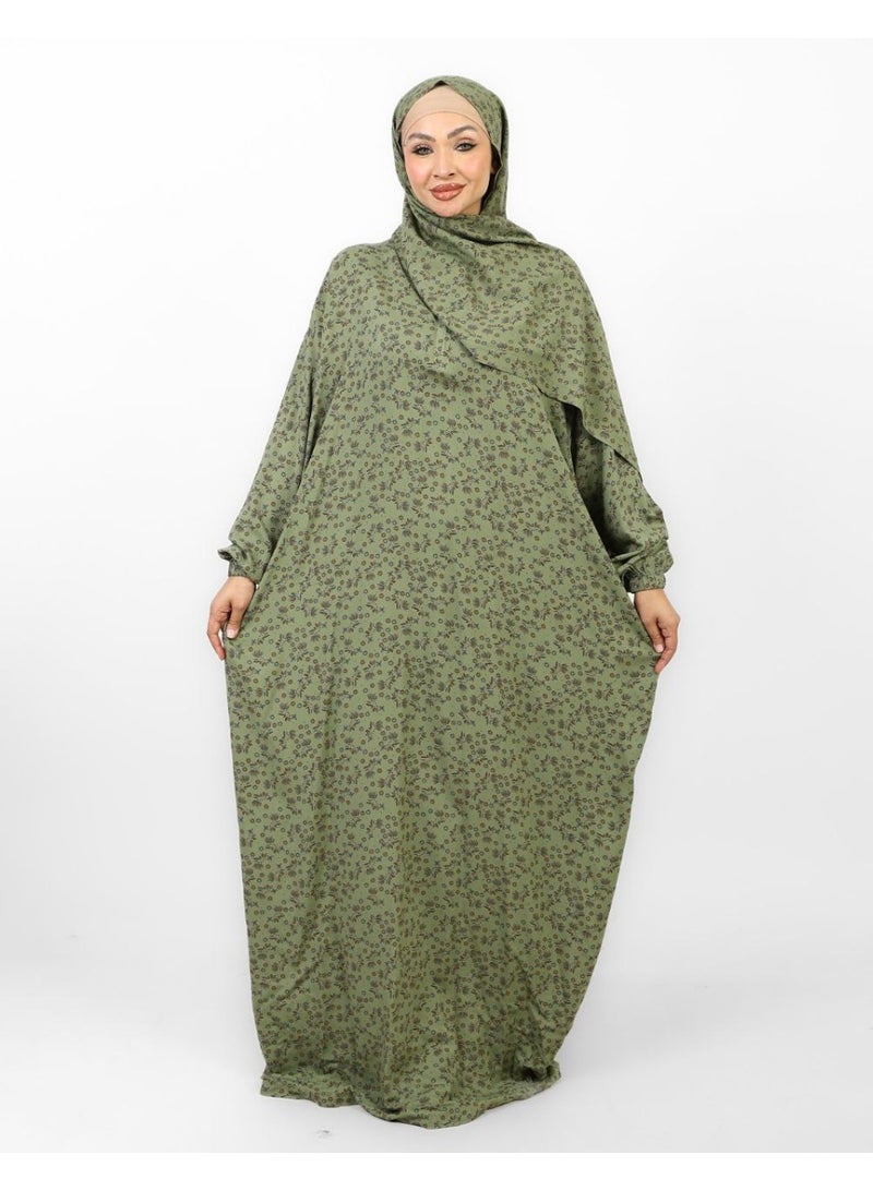 "Olivia" Sage Green Viscose Isdal – Modern Design & Everyday Comfort - Image 3