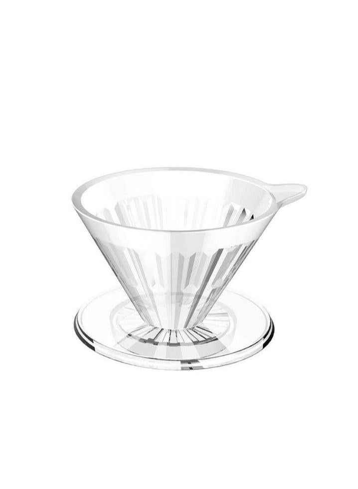 TIMEMORE Pour Over Coffee Filter Cone, Crysta Hand Drip Coffee Dripper – Coffee Brewing Tool for Home/Cafe Size 01 - Image 2