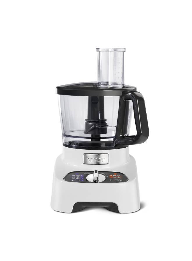 Moulinex Double Force Food Processor with 8 attachments, 27 functions, 3 L Bowl, 2 L Blender, 1000 W FP823125 Black / White - Image 2