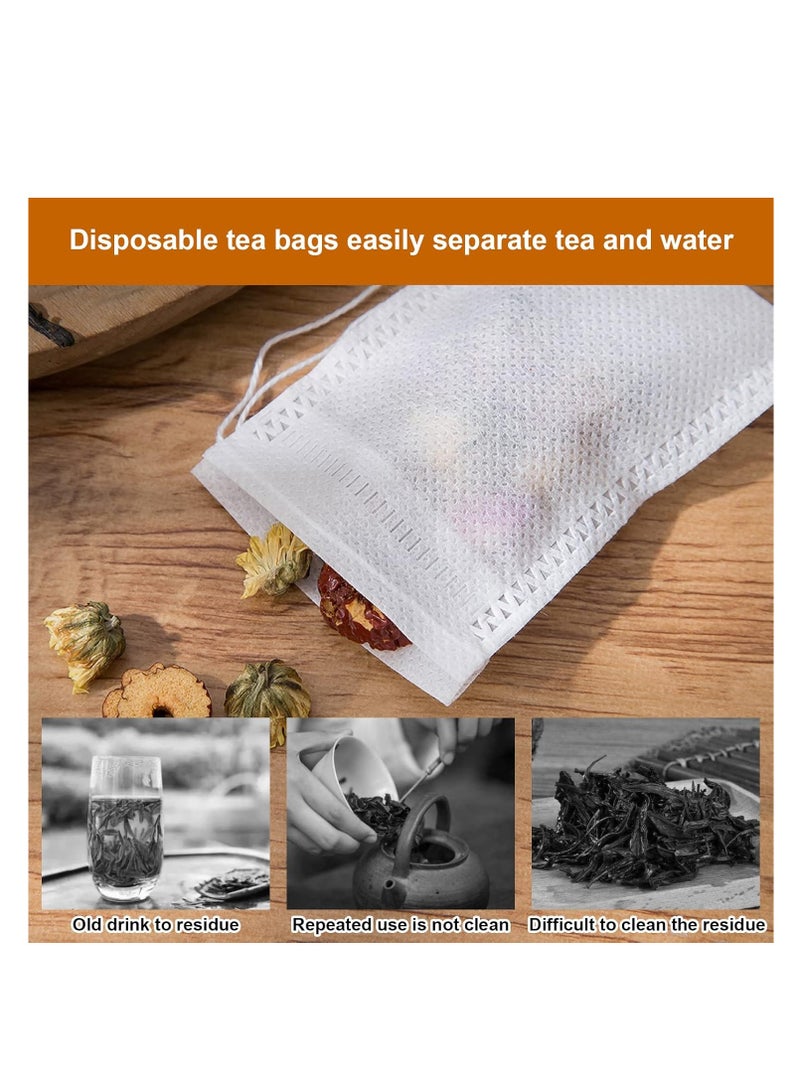 Pack Of 100 Disposable Tea Filter Bag White - Image 2