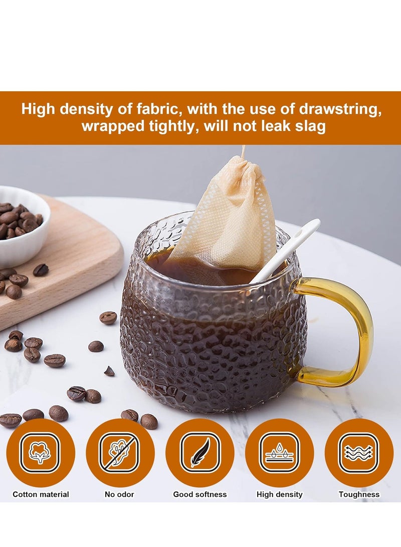 Pack Of 100 Disposable Tea Filter Bag White - Image 3