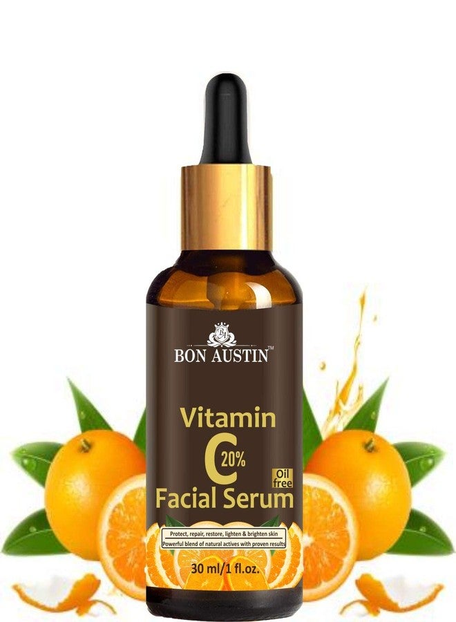 Bon Austin Vitamin C 20% Oil Free Facial Serum- To Protect, Restore, Repair, Lighten & Brighten Skin(30 ml) - Image 4