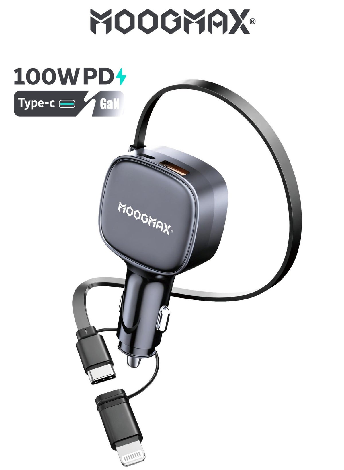 moogmax Moogmax Car Charger typec 100W Z939AF410CA5C96CEB7CDZ