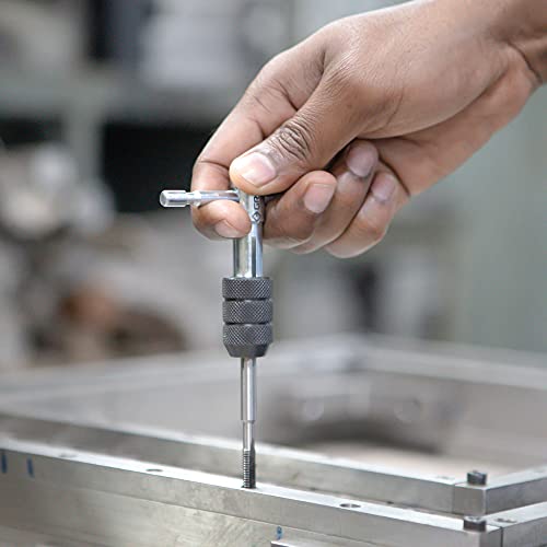 GROZ Tap Wrench with T-Type Handle for use in Hard to Reach Areas| Ideal for Holding Taps, Reamers, Screw Extractors & Other Small Hand Turned Tools| Hardened Steel Jaws| Tap Size: M6-M10| TW/1-2 - Image 5