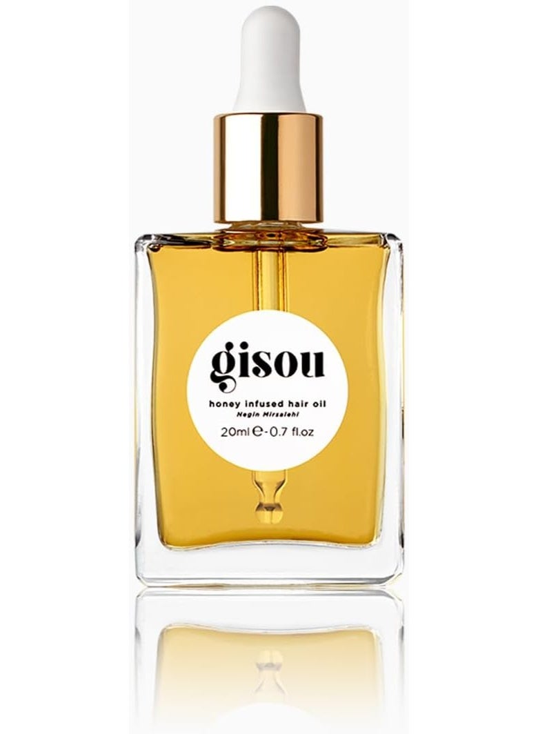 Gisou زيت الشعر المعزز بالعسل من جيسو 0.7 أونصة