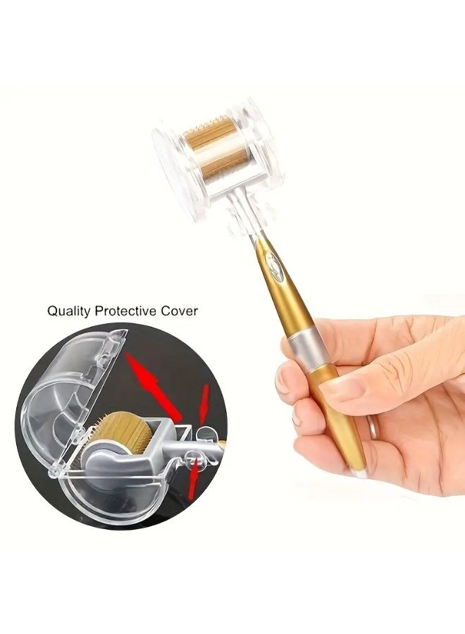 Red Blossom Premium Titanium Derma Roller 0.5MM  for Face & Body – Microneedle Skin Rejuvenation Tool for Anti-Aging, Wrinkle Reduction, Acne Scar & Hair Growth Therapy - Image 5