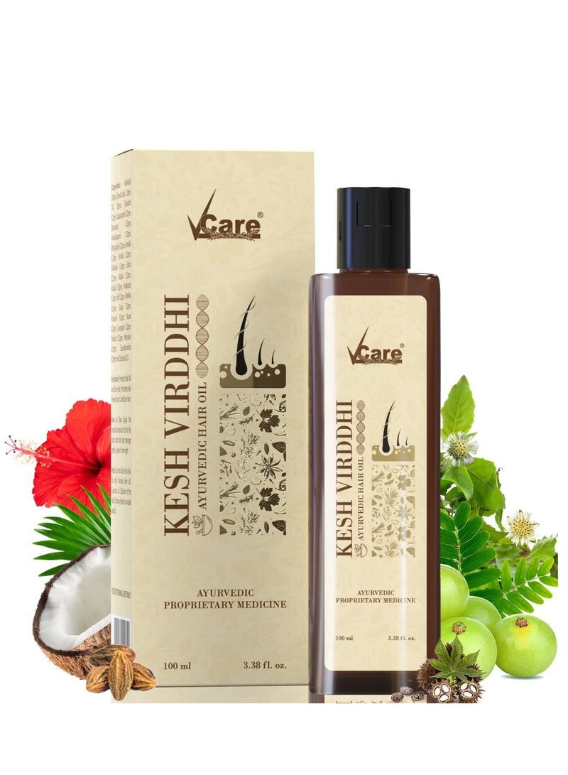 في كير زيت الشعر في كير 24 في 1 للتحكم في تساقط الشعر لجميع أنواع الشعر، 100 مل - Image 1