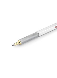 Rotring Rotring 800 Retractable Ballpoint Pen, Medium Point, Silver  - Image 3