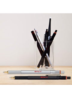 Rotring Rotring 800 Retractable Ballpoint Pen, Medium Point, Silver  - Image 5