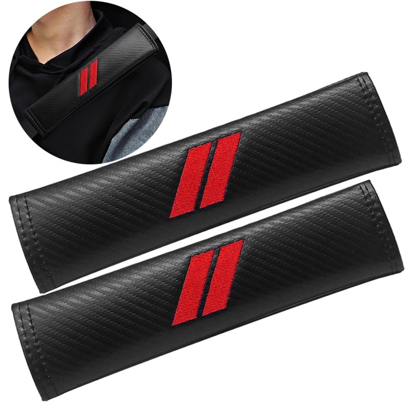 GZSH 2 PCS Seatbelt covers for Dodge Accessories Seat Belt Pad Compatible for Dodge Charger Durango Challenger Journey Seat Belt Covers for Adults Car Seat Belt Cover Seat Belt Cushion Leather Seat Belt - Image 5