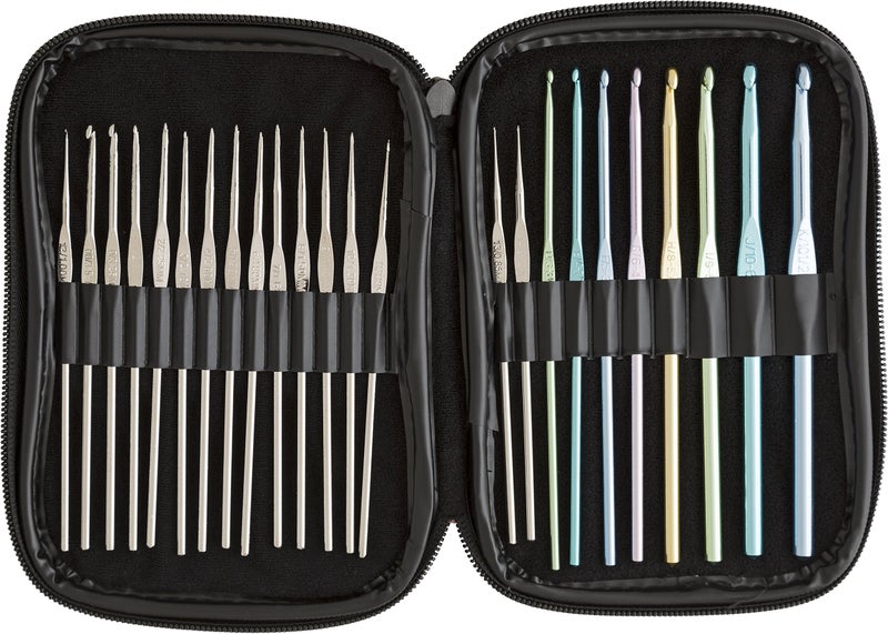 Boye Crochet Master Steel and Aluminum Crochet Hooks Set - 24 hooks - Image 3