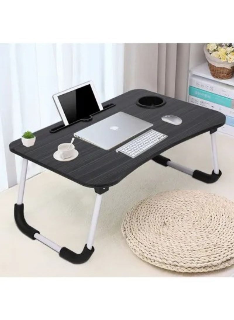 ComputerGear Wood Multi Purpose Laptop Desk For Study And Reading With Foldable Non Slip Legs  - Image 3