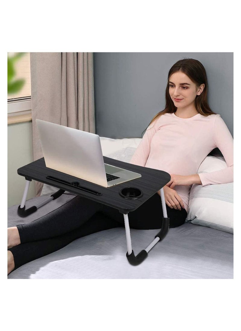 ComputerGear Wood Multi Purpose Laptop Desk For Study And Reading With Foldable Non Slip Legs  - Image 2