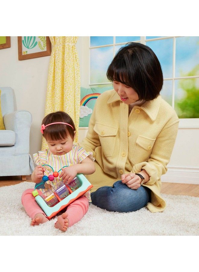 B. Baby Activity Station Interactive Baby Toy Bead Maze Balls Spinners Sensory Toys For Babies 6 Months + Spin Rattle & Roll Mint - Image 4