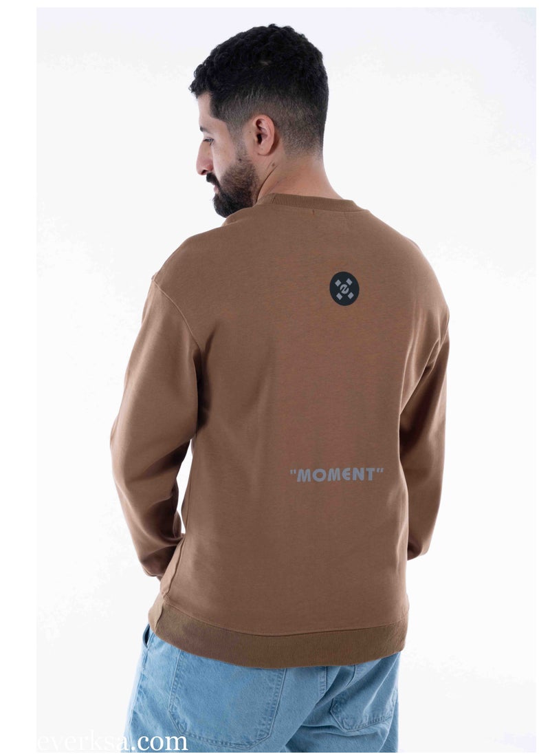 Everest Brown Men's Sweater  - Image 2