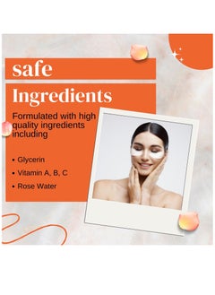 Purederm Vitamin Brightening Under Eye Mask - Reduces Dark Circles - Hydrates and Moisturizes - Brightens and Illuminates - Minimizes Puffiness - 30 Sheets  - Image 2