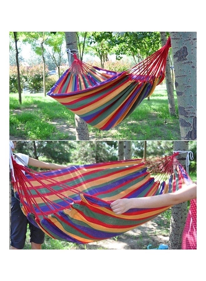 NIBEMINENT Portable Camping Hammock Multicolour - Image 3