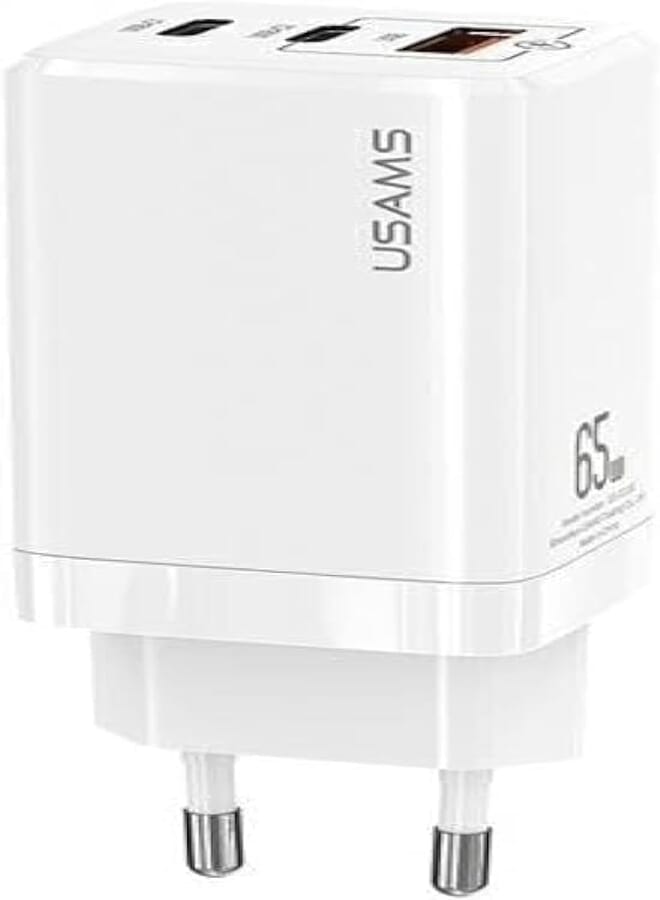 USAMS US-CC110 GaN Mini Fast Charger EU -White