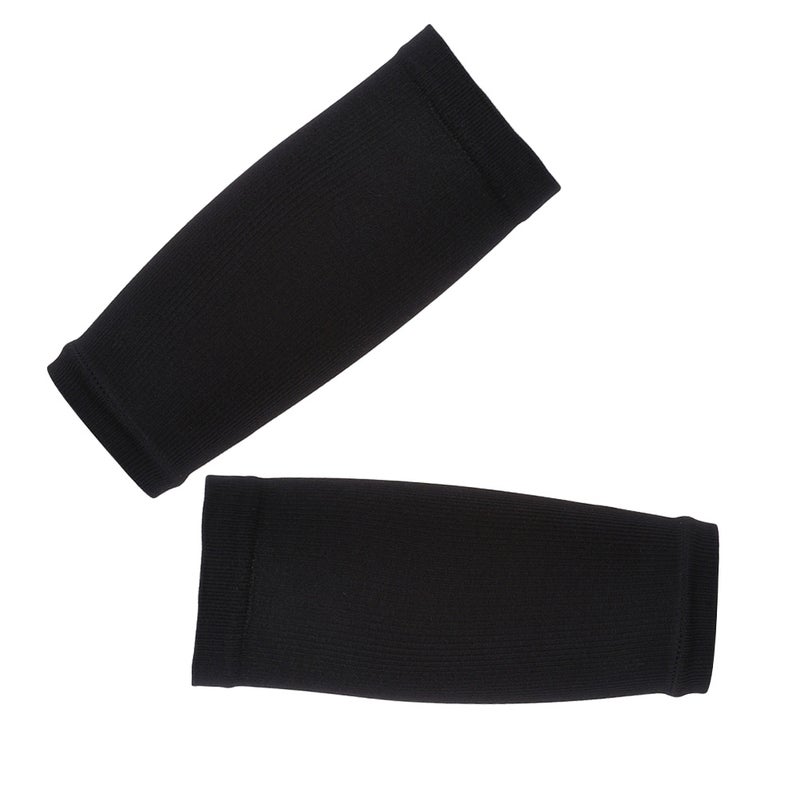 1 Pair Secondary Pressure Sports Vein Elastic Compression Socks Mid-tube Leg Support Socks (Black, XL) - Image 1