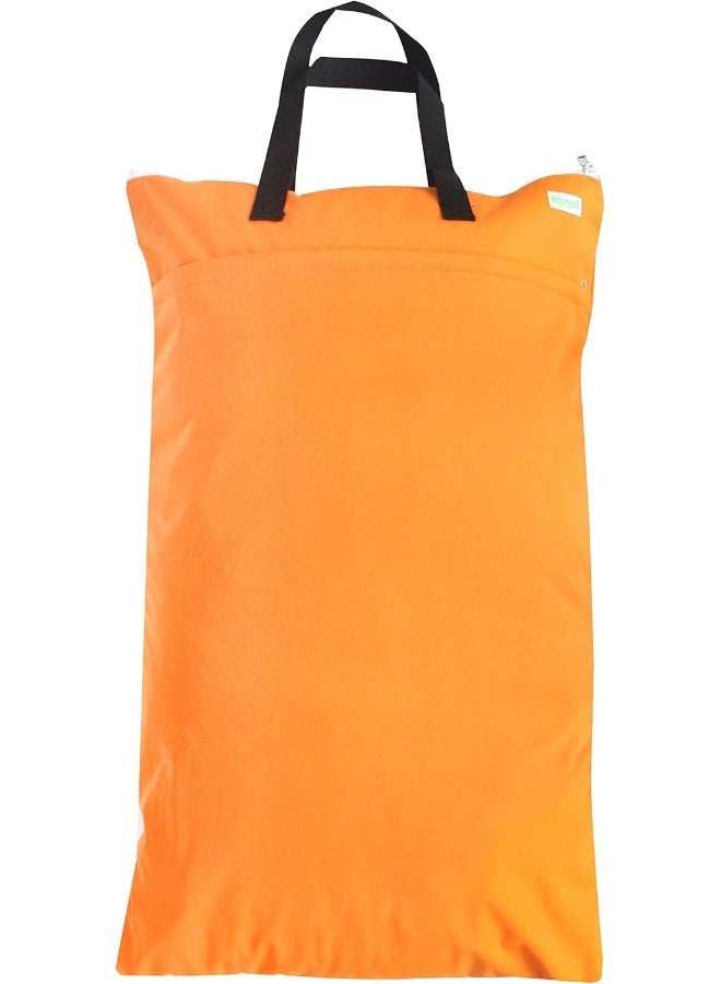 ويجريكو wegreeco Reusable Hanging Wet Dry Cloth Diaper Bag (2 Pack, Orange, Fox) - Image 2