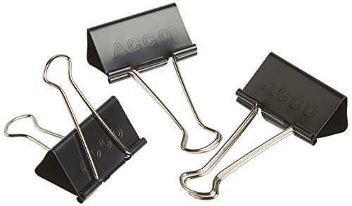 ACCO Brands مشابك ملفات ACCO، كبيرة، 2 علبة، 12 مشبك/علبة (72102) - Image 4