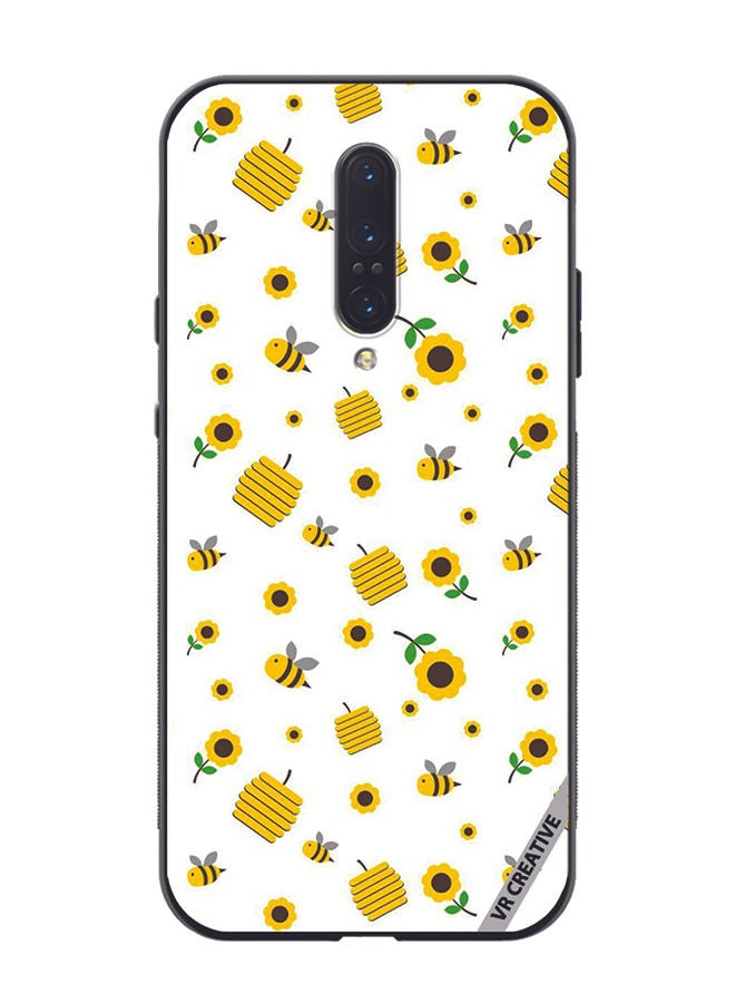 VR CREATIVE Protective Case Cover For OnePlus 7 Pro Honeybee Design Multicolour - Image 1