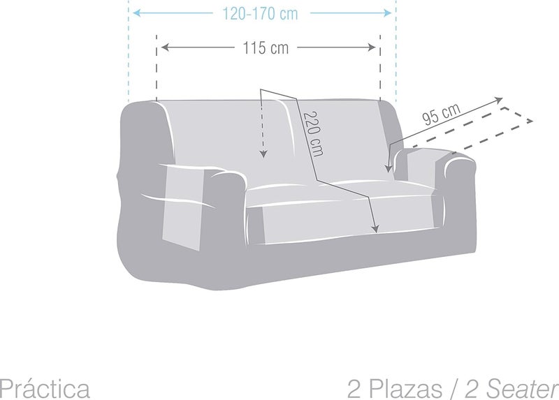 KINGLY Velvet Quilted Universal Elastic Sofa Cover Non-Slip Sofa Protector 2 Seater Armchair Cover with Machine Washable Adjustable Elastic Straps (2 Seater) (Onion Pink) - Image 3