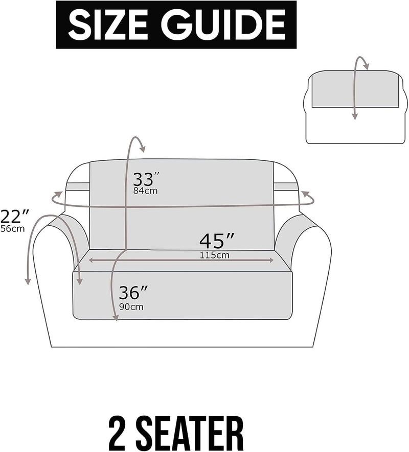 KINGLY Velvet Quilted Universal Elastic Sofa Cover Non-Slip Sofa Protector 2 Seater Armchair Cover with Machine Washable Adjustable Elastic Straps (2 Seater) (Onion Pink) - Image 2