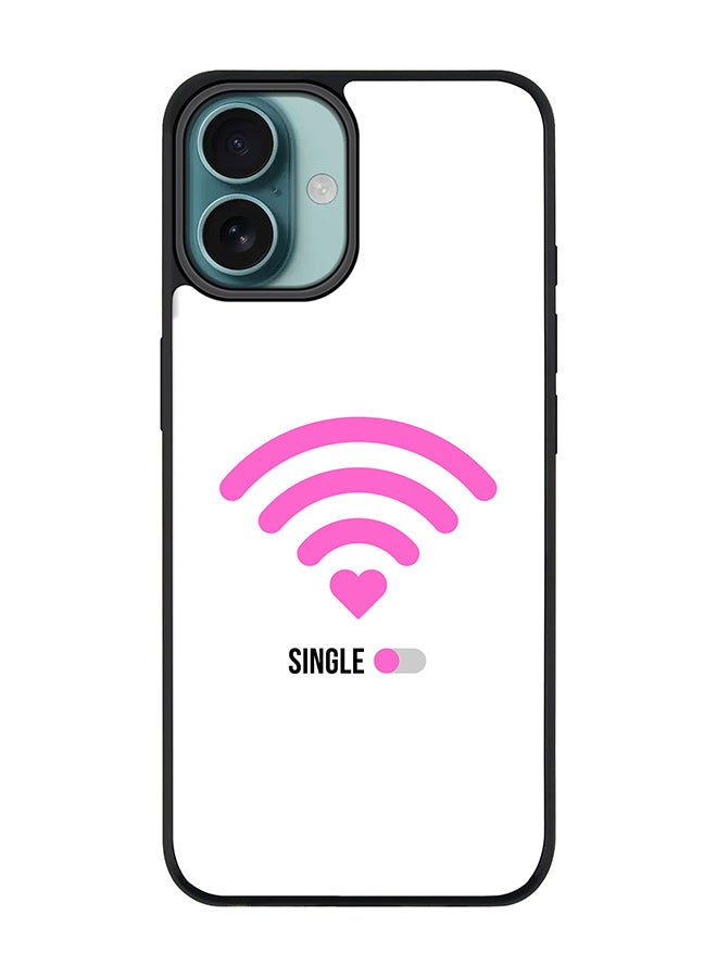 Stylizedd For iPhone 16 Plus Case [Compatible with MagSafe] Slim Magnetic cover Phone Case iPhone 16 Plus -Wifi Single Girl - Image 1