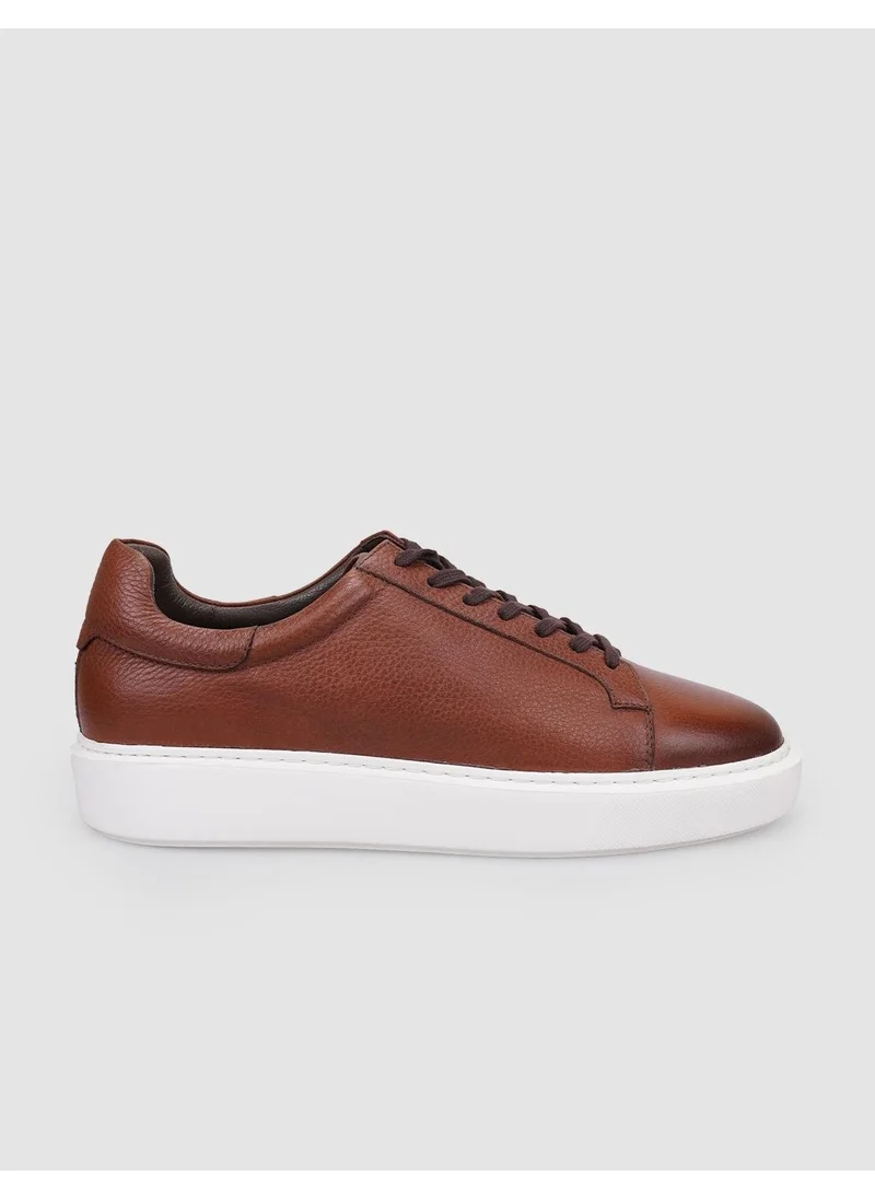 كاباني Bulutmod Leather Brown Laced Men's Sneakers