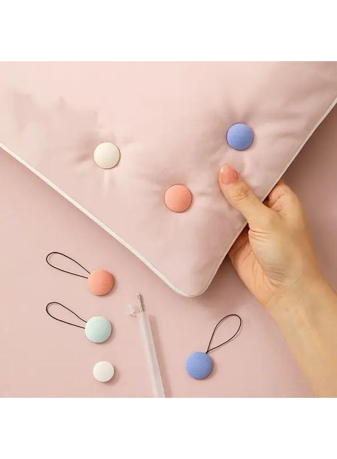26 Pcs Comforter Clips Duvet Fasteners Beige No Mark Design Snug Bedding Grips Mixed Colors Durable Polypropylene Hand Wash Only Bedding Accessory Secure Fit Fastener - Image 1