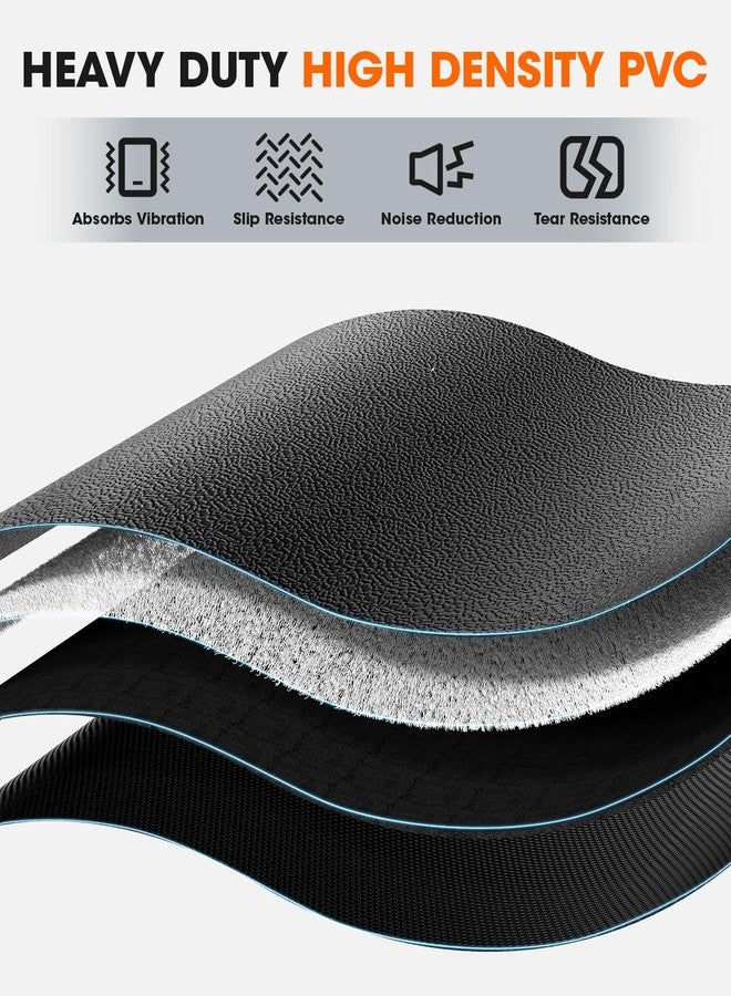 Stepwaver Walking Pad Mat for Carpet Floor, 68"x24", Treamill Mat for Hardwood Floors, High Density, 1/4 Thickness, Folable, Floor Protection Mats for Bike, Elliptical, Treadmill - Image 5